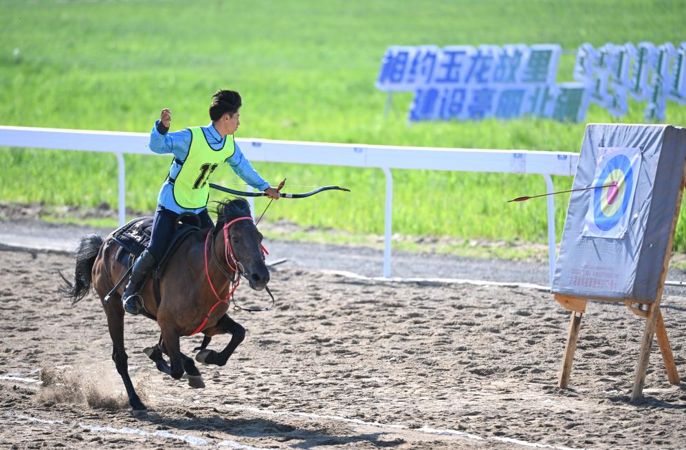内蒙古自治区第十一届少数民族传统体育运动会跑马射箭个人赛赛况